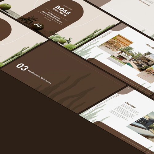 Concept Pitch Deck – Hugo Boss Bali Haus